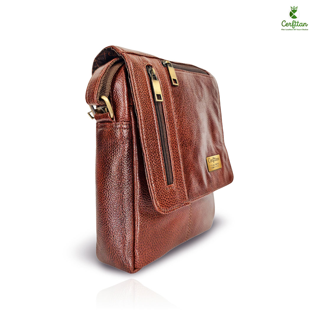 messenger brown sling bag men